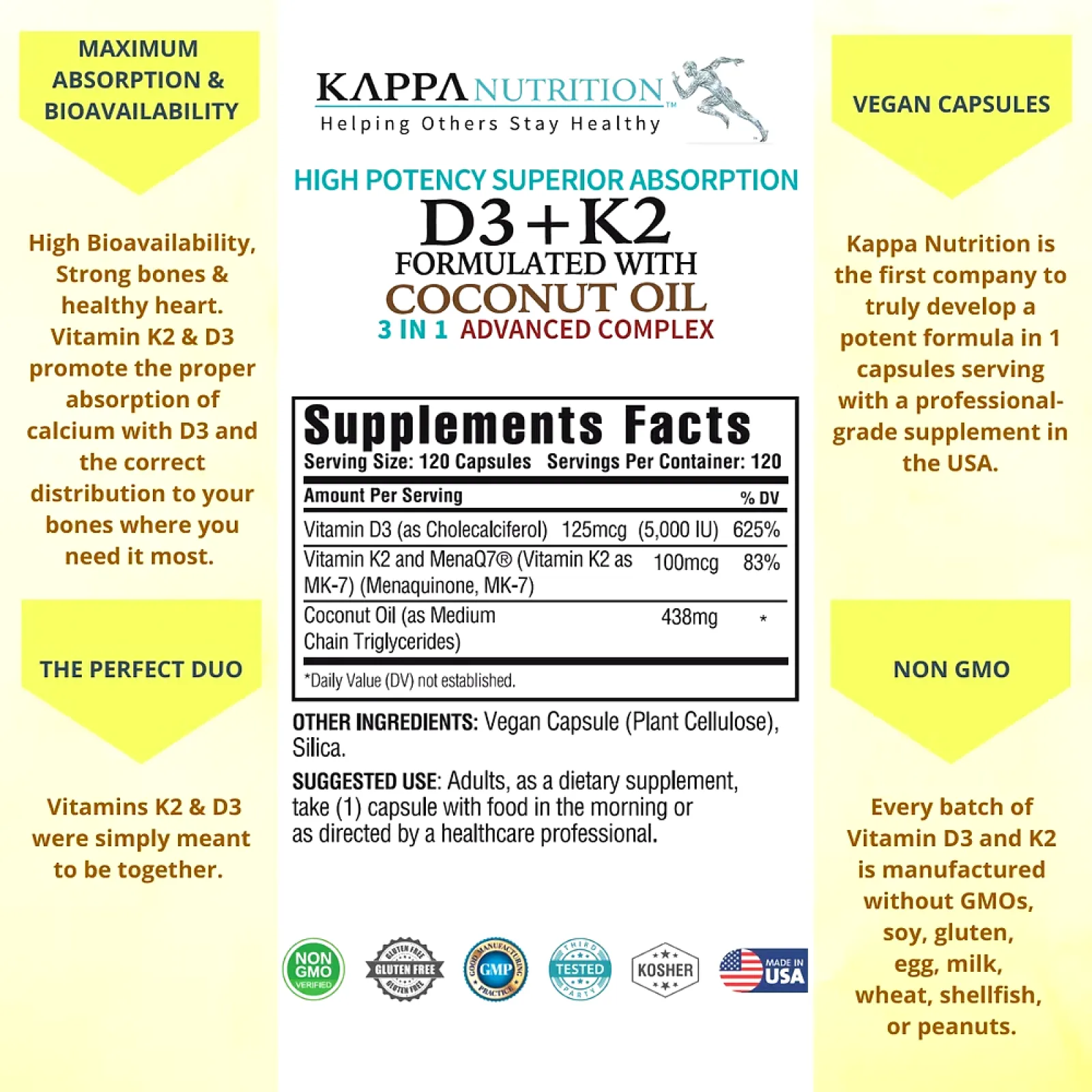 Vitamin D3 & K2