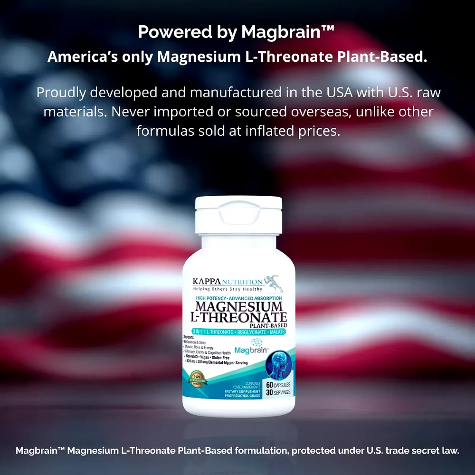 Magbrain™ Magnesium L-Threonate Plant-Based