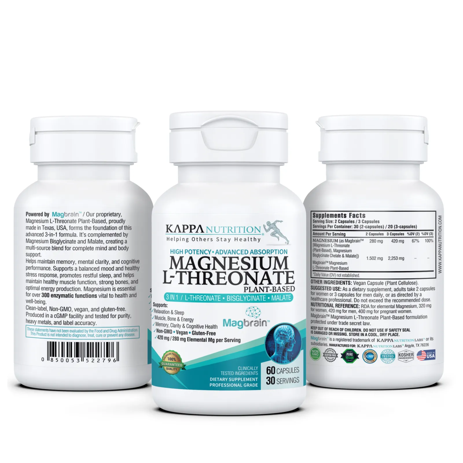 Magbrain™ Magnesium L-Threonate Plant-Based