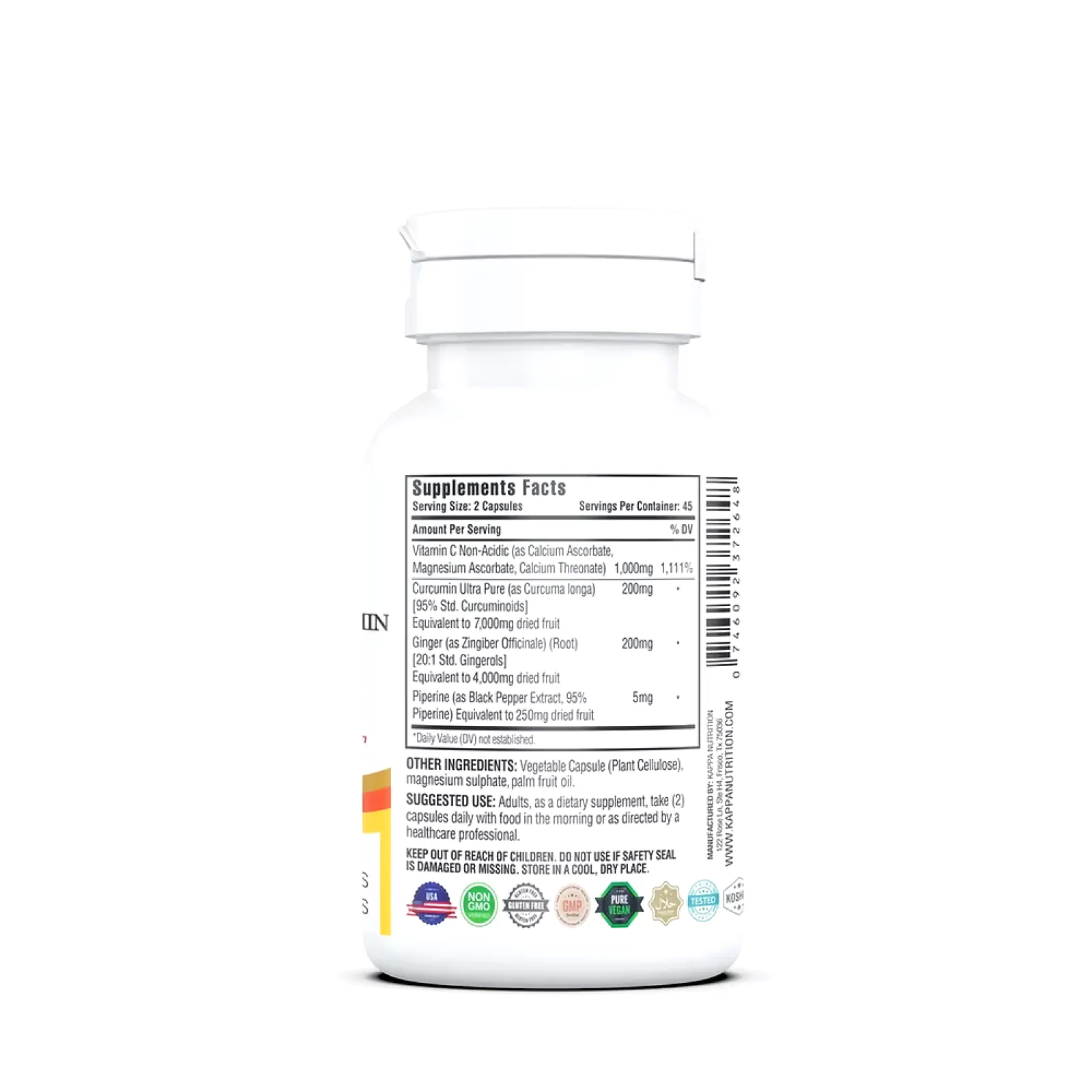 Vitamin C + Ginger + Curcumin