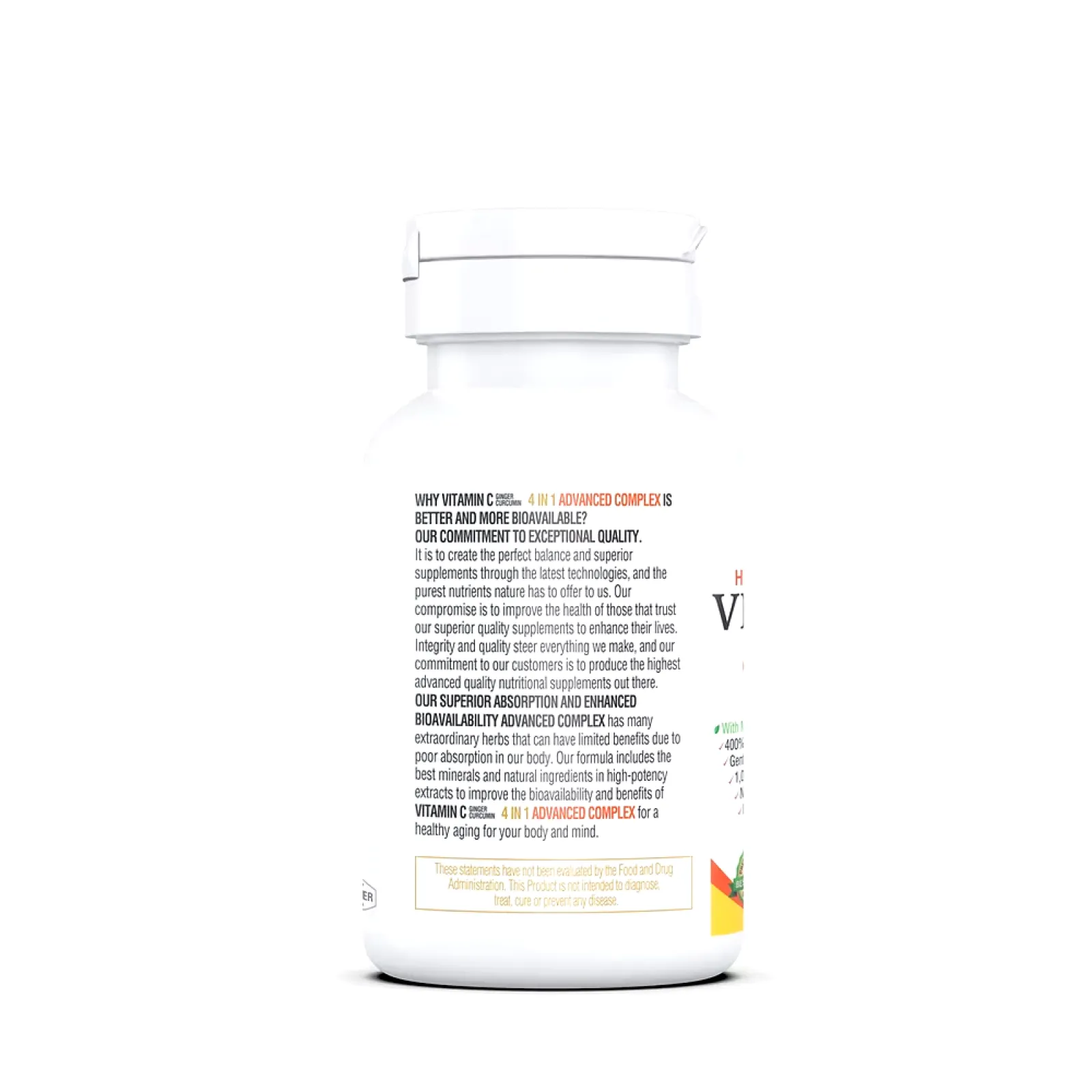 Vitamin C + Ginger + Curcumin