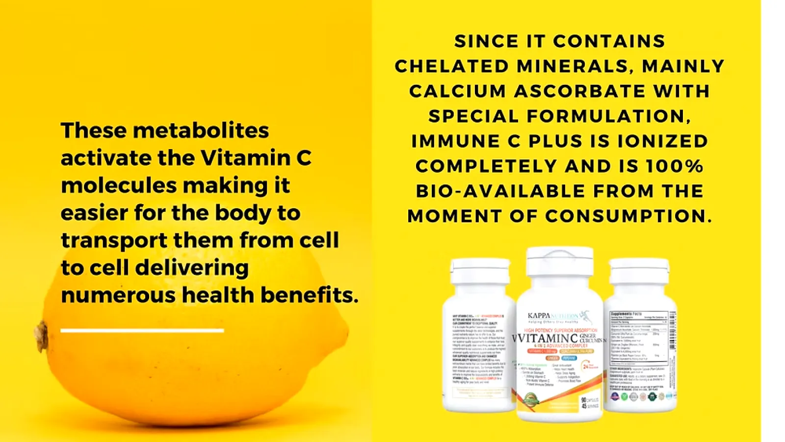 Vitamin C + Ginger + Curcumin