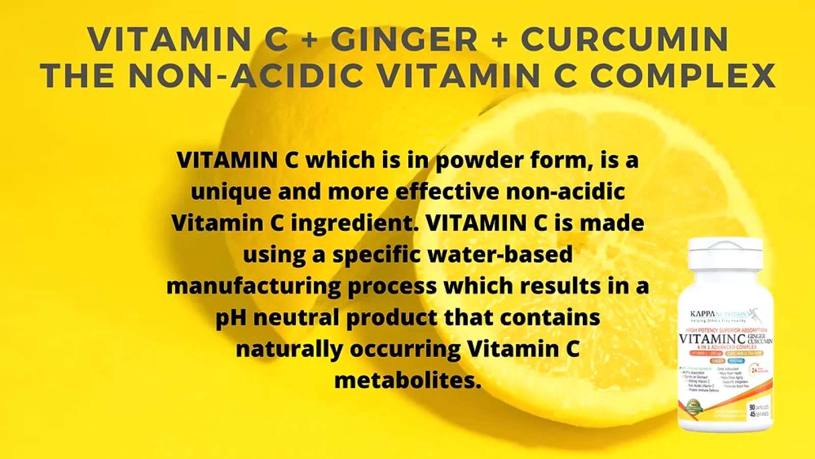 Vitamin C + Ginger + Curcumin