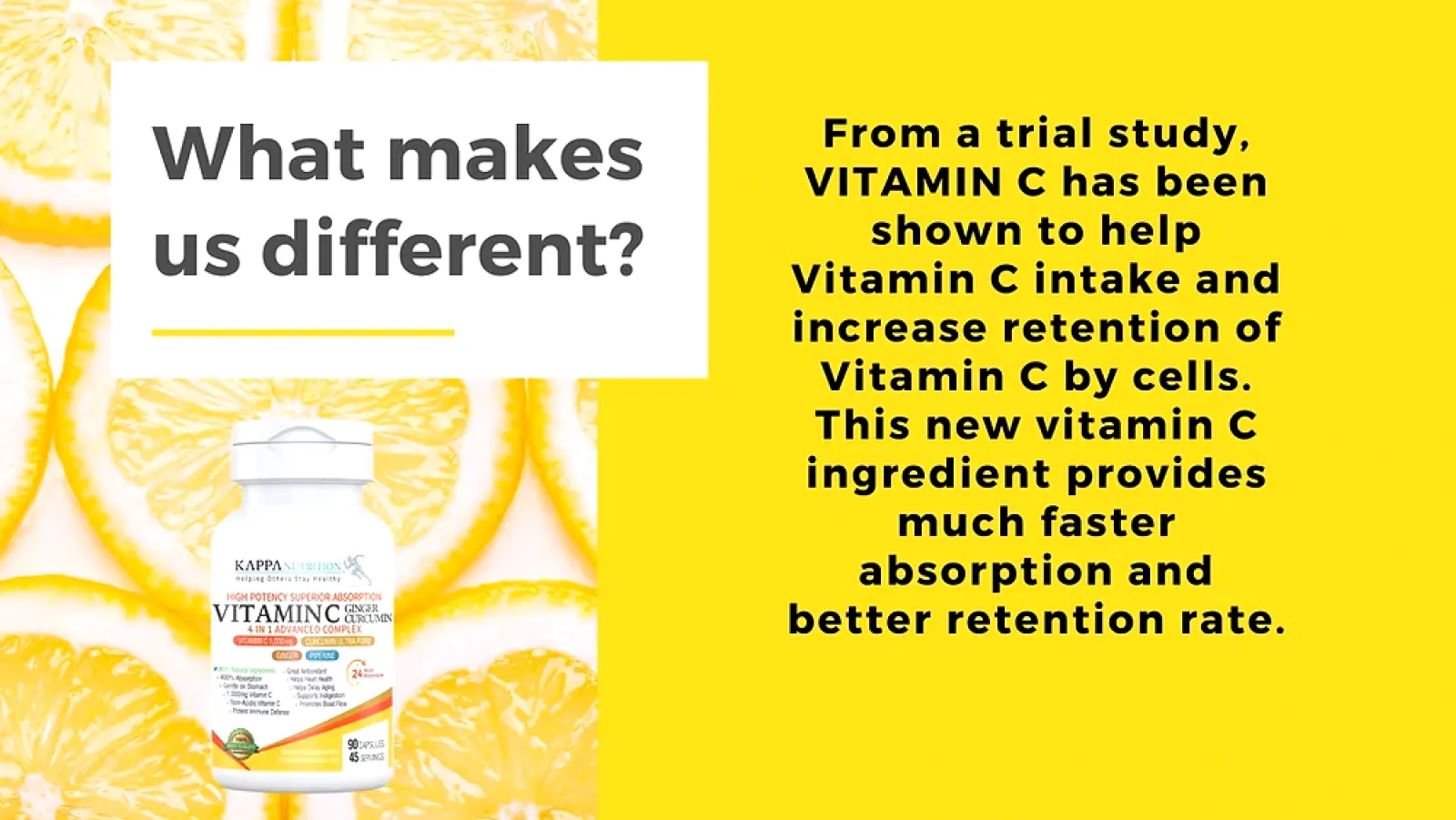 Vitamin C + Ginger + Curcumin
